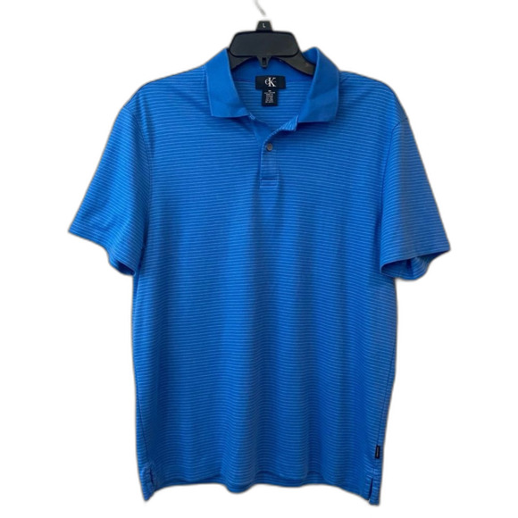 Men’s Calvin Klein Blue Golf Polo Shirt M - Picture 1 of 5